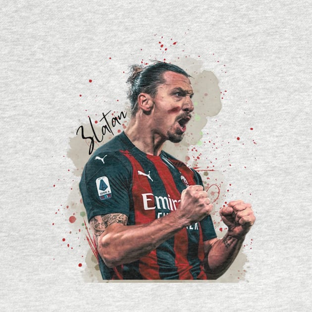 Zlatan Ibrahimovic celebration by Lottz_Design 